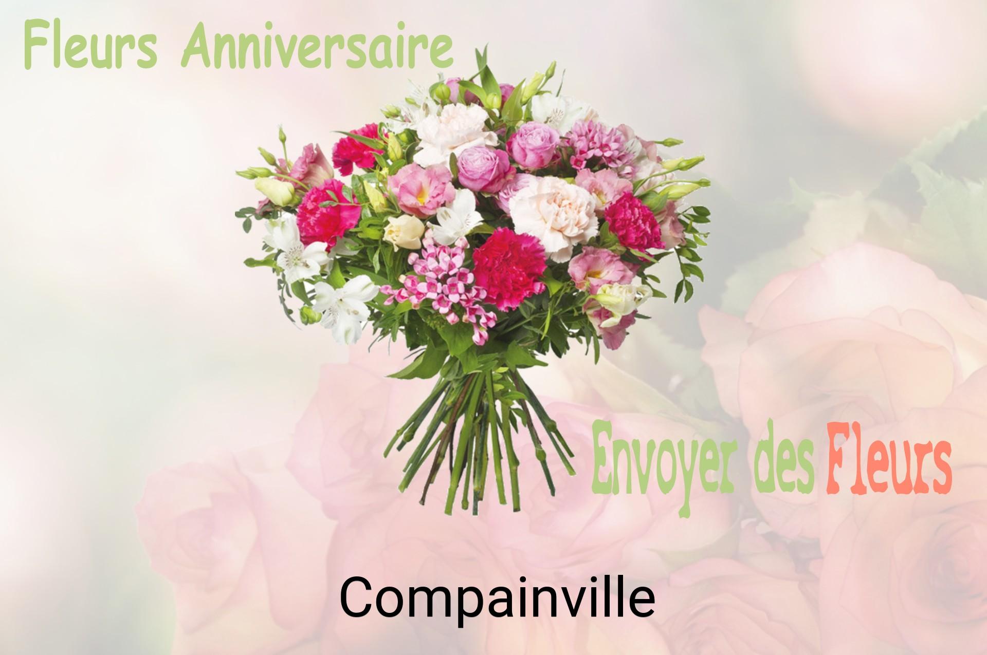 Bouquet de fleurs d’anniversaire livré à Compainville