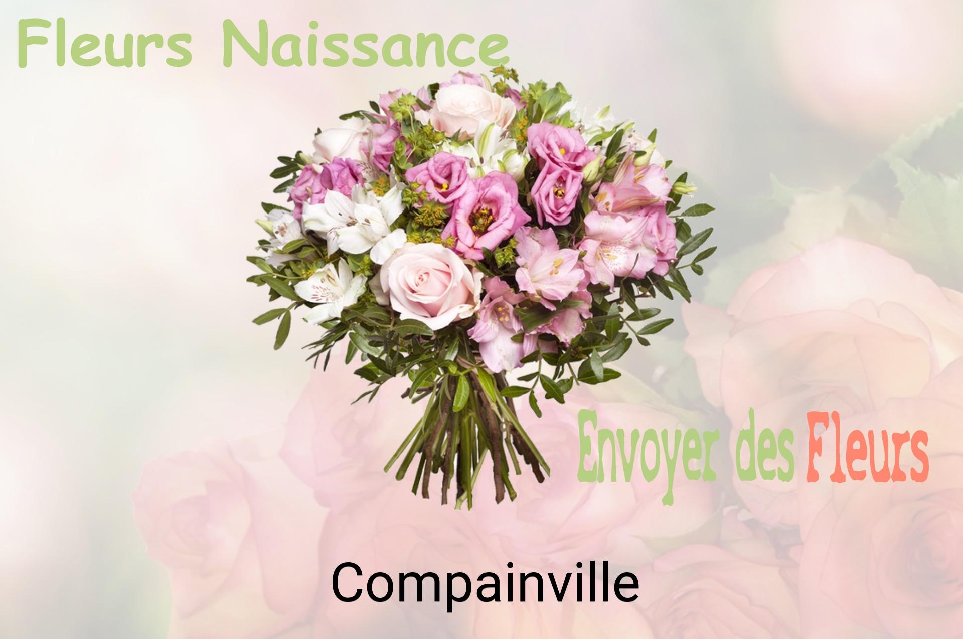 Bouquet de fleurs de naissance livré à Compainville